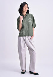 Women's Short Sleeve Boxy Shirt