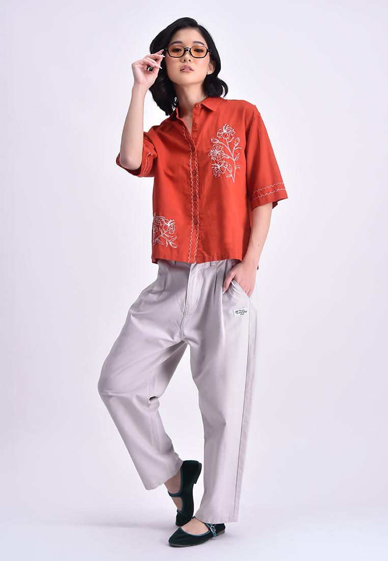 Women's Short Sleeve Boxy Shirt