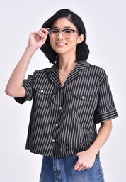 Women's Striped Woven Shirt