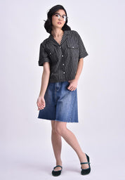 Women's Striped Woven Shirt