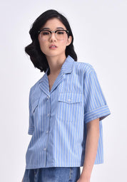 Women's Striped Woven Shirt
