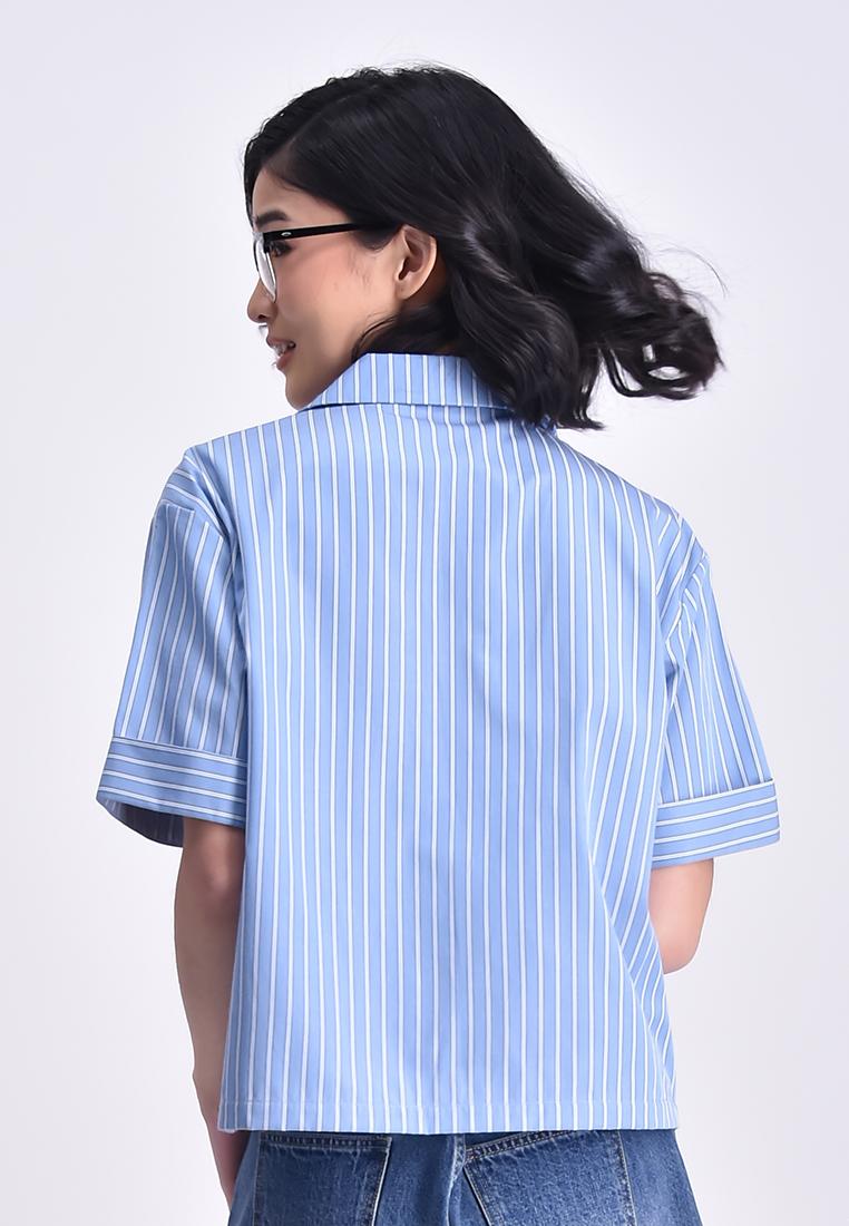 Women's Striped Woven Shirt