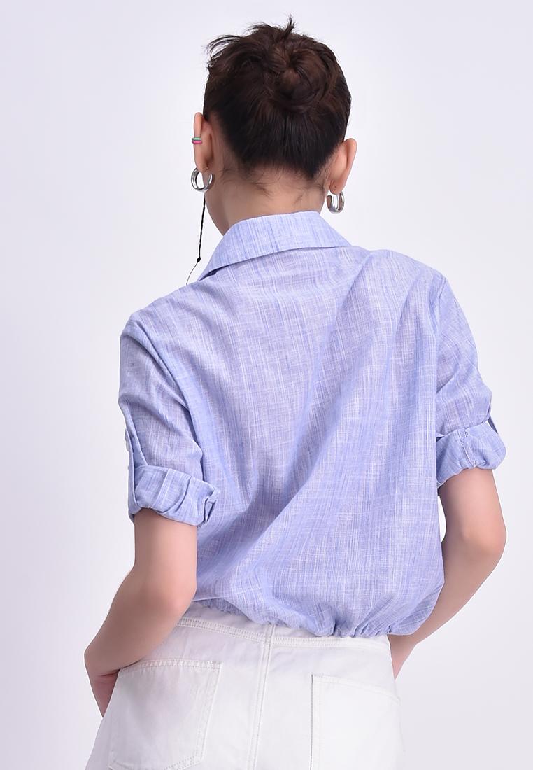 Women's Striped Button Down Shirt