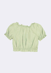 Women's Peasant Crop Top
