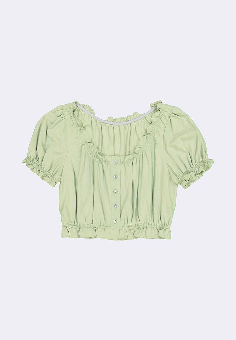 Women's Peasant Crop Top