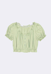 Women's Peasant Crop Top