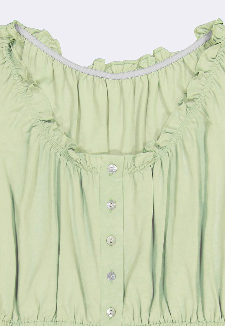 Women's Peasant Crop Top