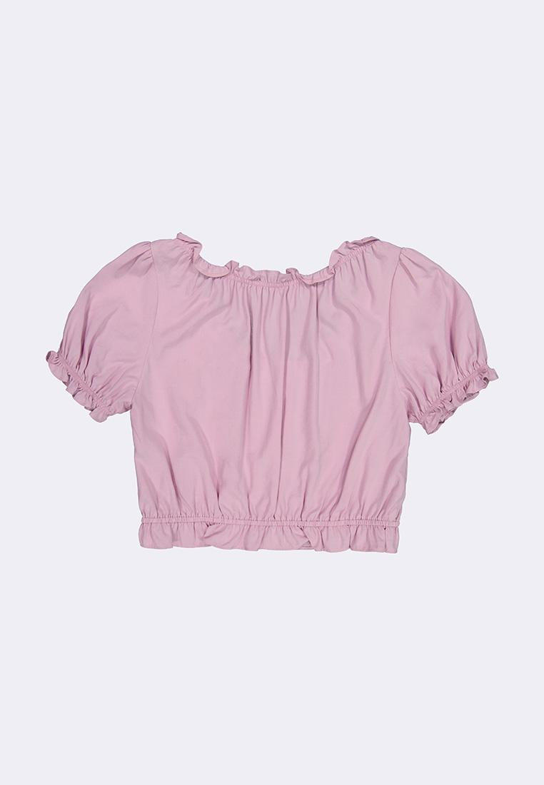 Women's Peasant Crop Top - Main Image