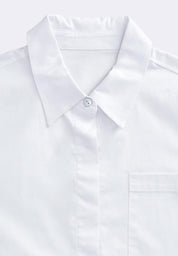 Women's Crop Woven Polo
