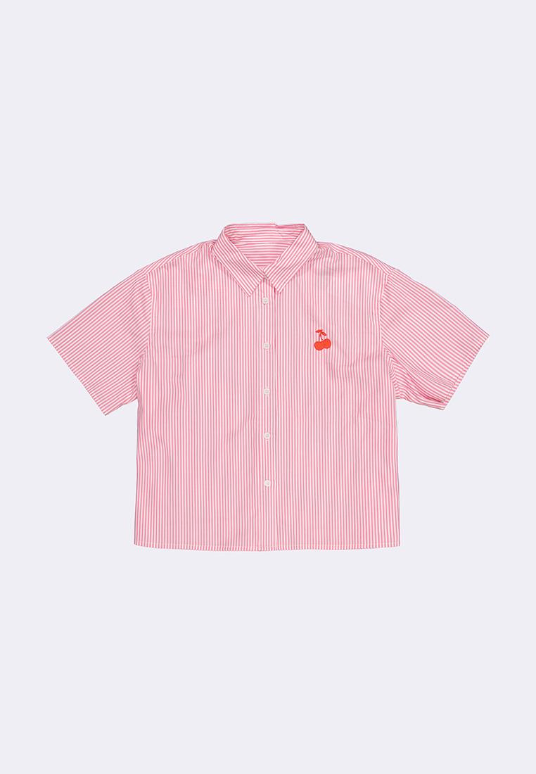 Women's Striped Short Sleeve Polo