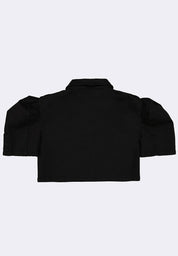 Women's Cropped Denim Top