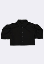 Women's Cropped Denim Top