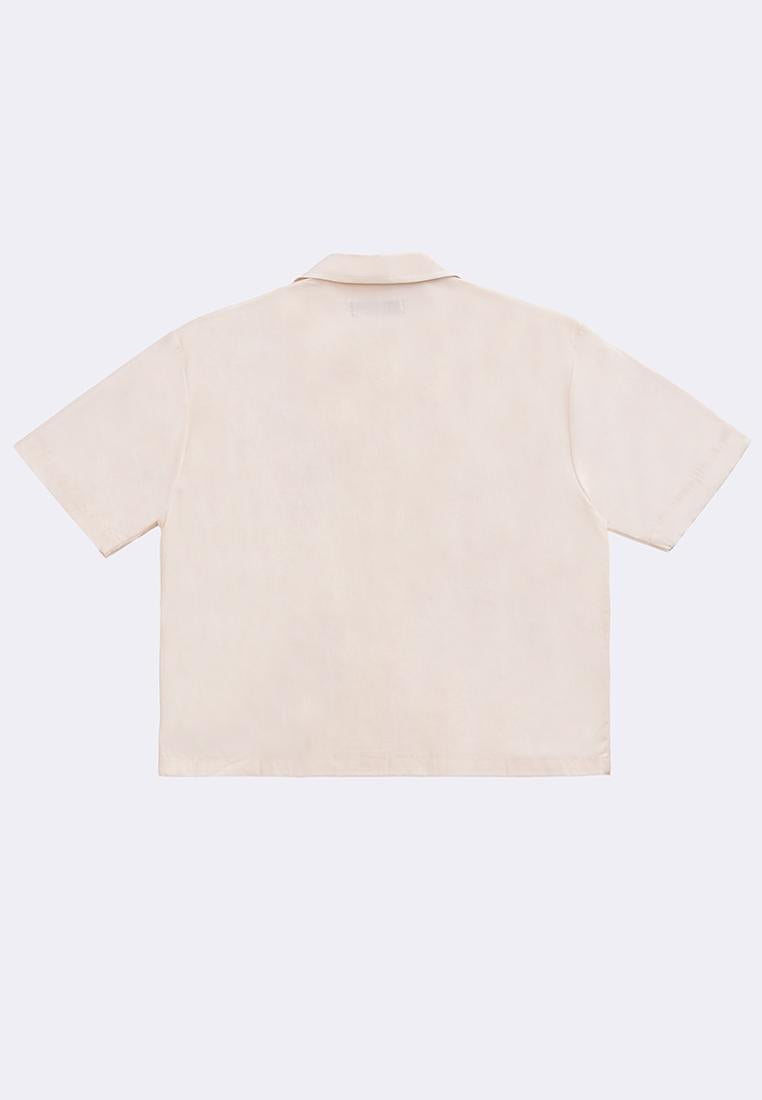 Women's Printed Boxy Short Sleeve Shirt