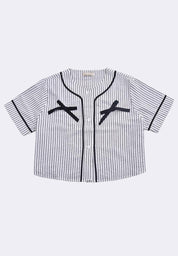 Women's Cropped Baseball Jersey Top