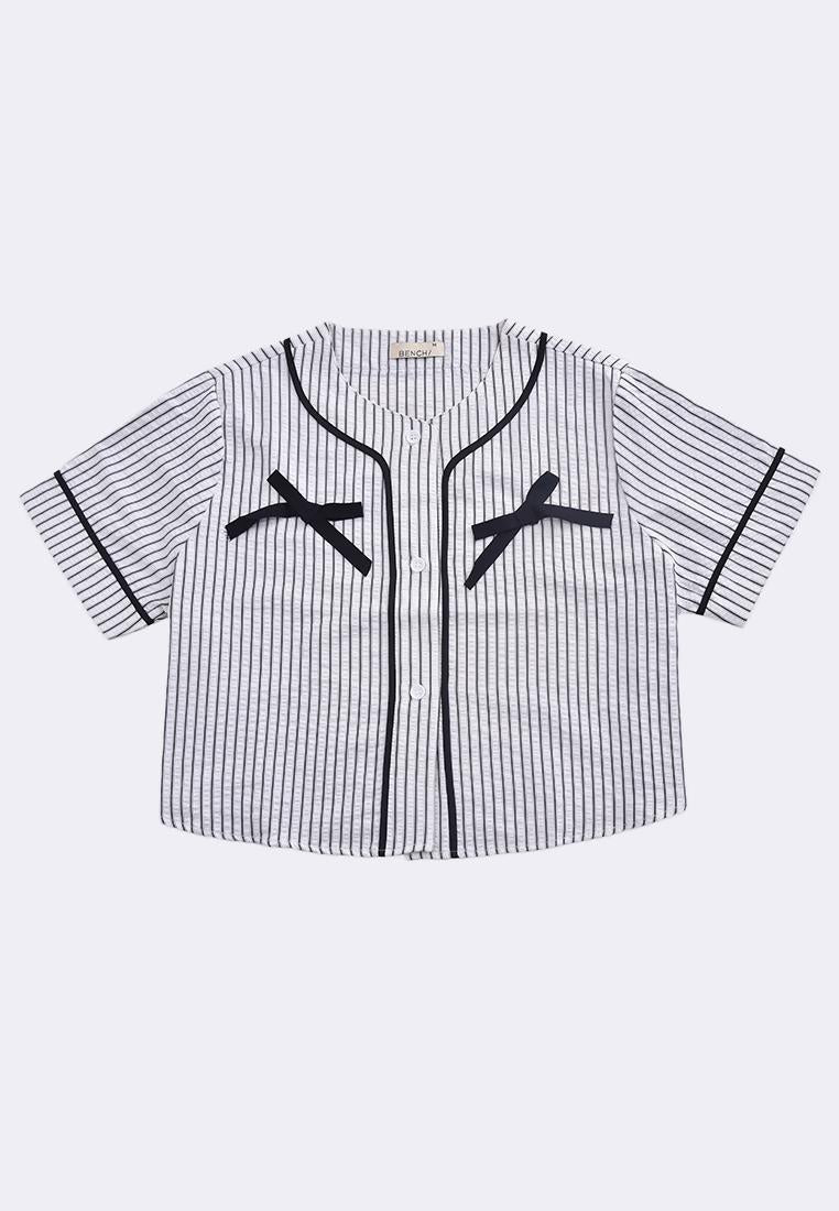 Women's Cropped Baseball Jersey Top