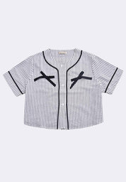 Women's Cropped Baseball Jersey Top