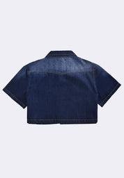 Women's Denim Cropped Shirt