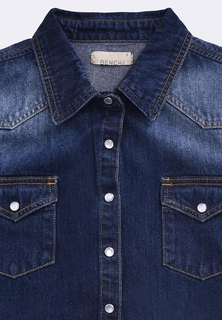 Women's Denim Cropped Shirt