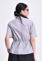 Women's Garterized Waist Blouse