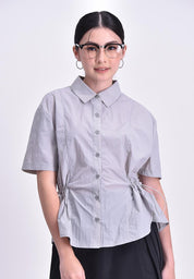 Women's Garterized Waist Blouse