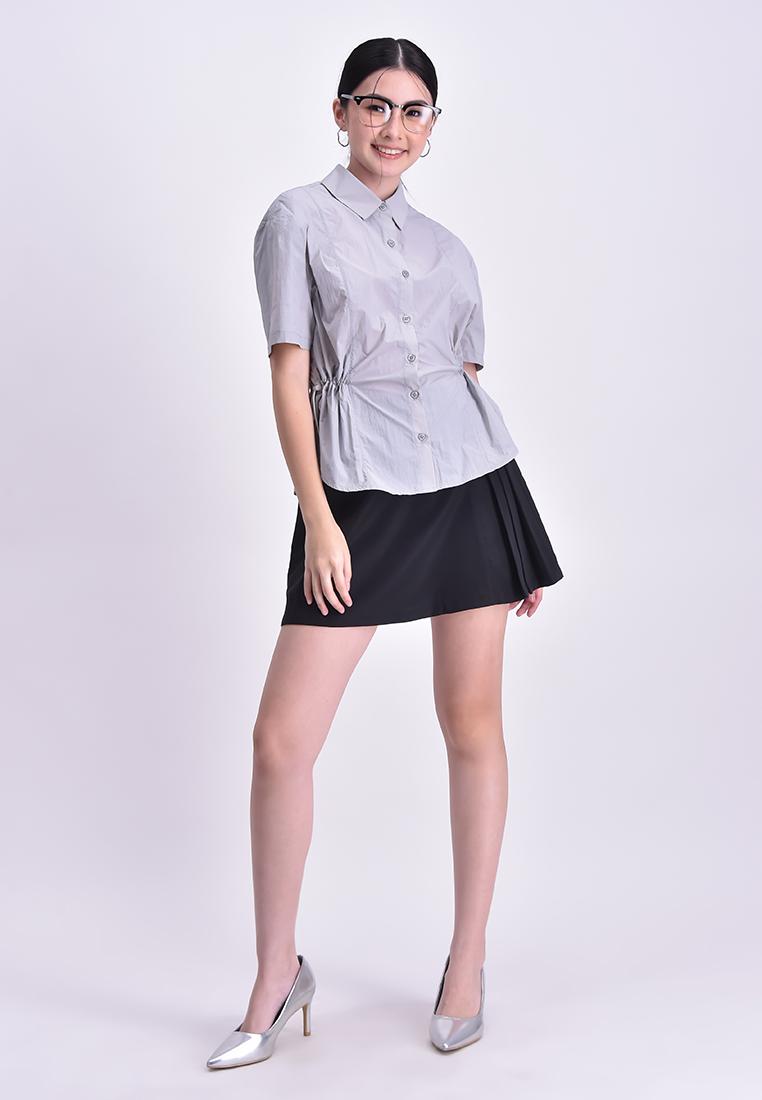 Women's Garterized Waist Blouse