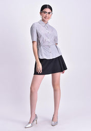 Women's Garterized Waist Blouse