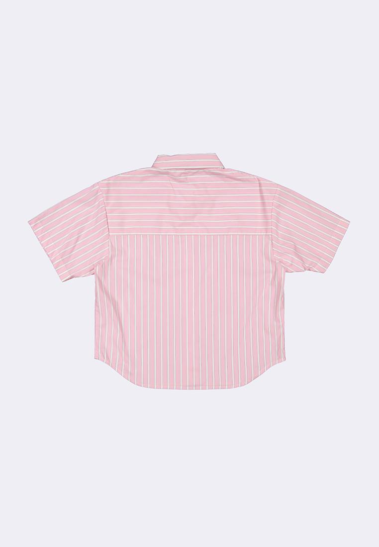 Women's Striped Shirt with Tie