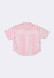 Women's Striped Shirt with Tie