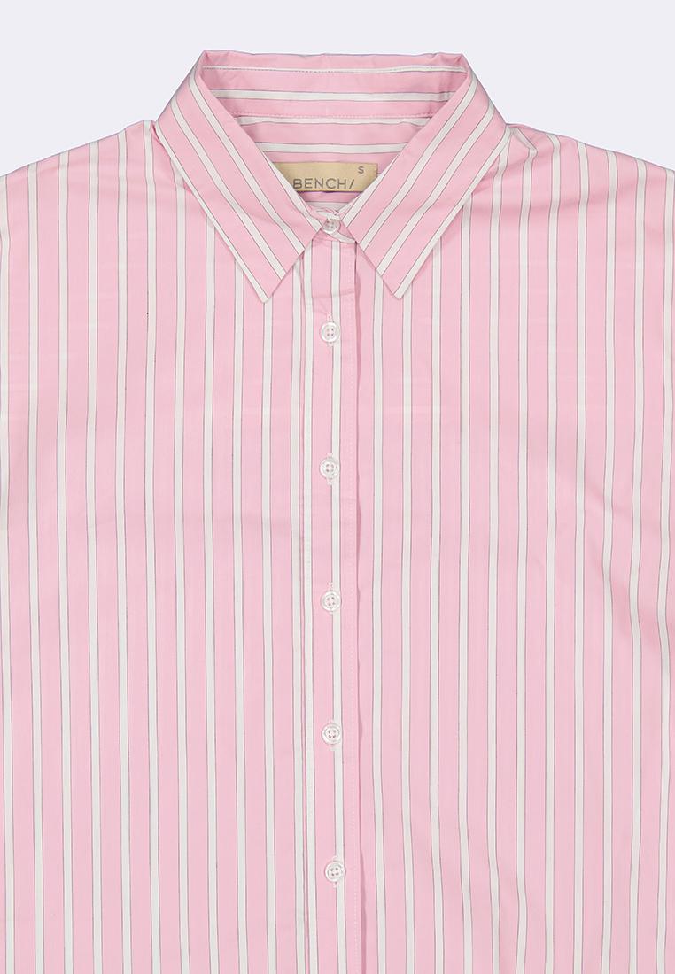Women's Striped Shirt with Tie