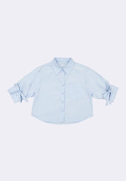 Women's Elbow Sleeve Collared Shirt