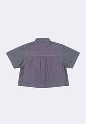 Women's Short Sleeve Chambray Shirt