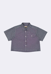 Women's Short Sleeve Chambray Shirt