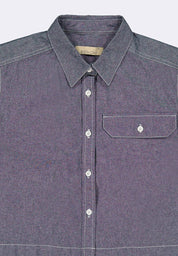 Women's Short Sleeve Chambray Shirt