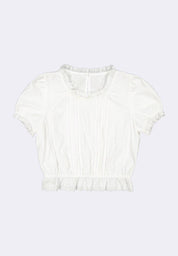 Women's Short Sleeve Ruffle Top