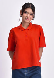 Women's Collared T-Shirt