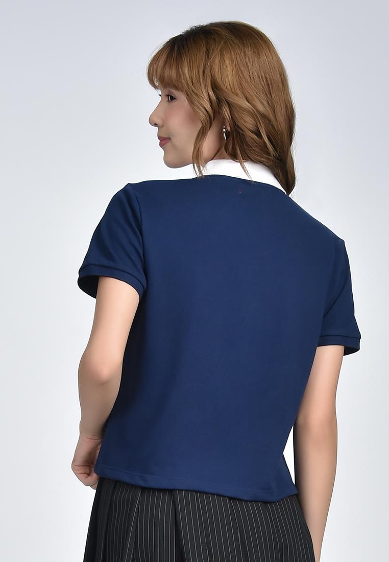 Women's Collared Baby T-Shirt