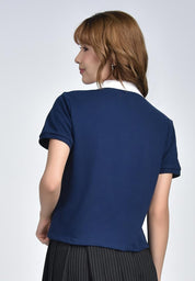 Women's Collared Baby T-Shirt