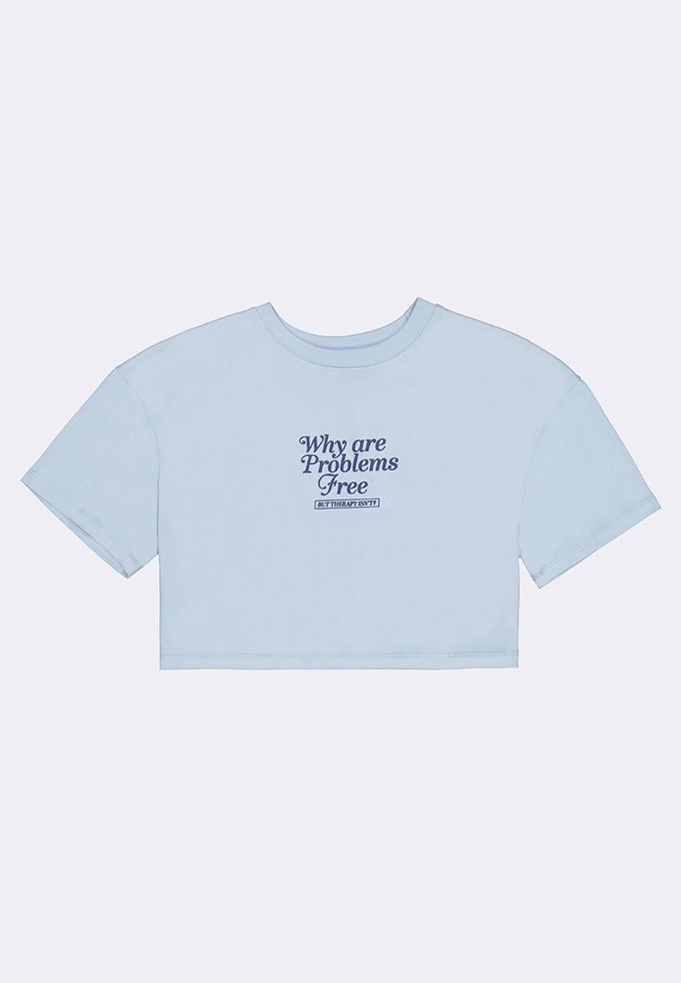 Women's Cropped Statement T-Shirt