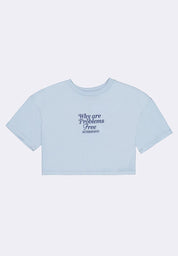 Women's Cropped Statement T-Shirt