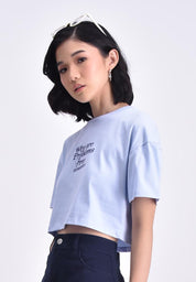 Women's Cropped Statement T-Shirt