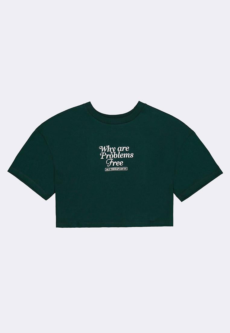 Women's Cropped Statement T-Shirt