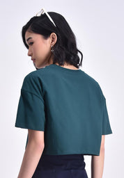 Women's Cropped Statement T-Shirt
