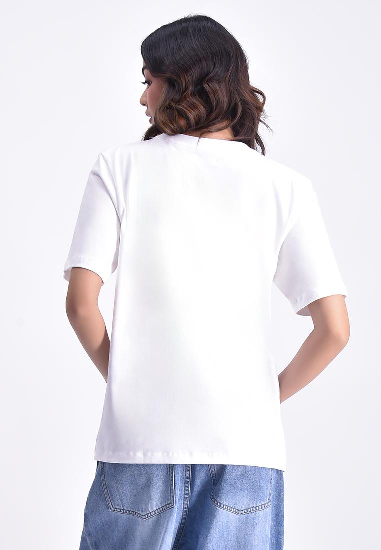 Women's Round Neck Graphic T-Shirt