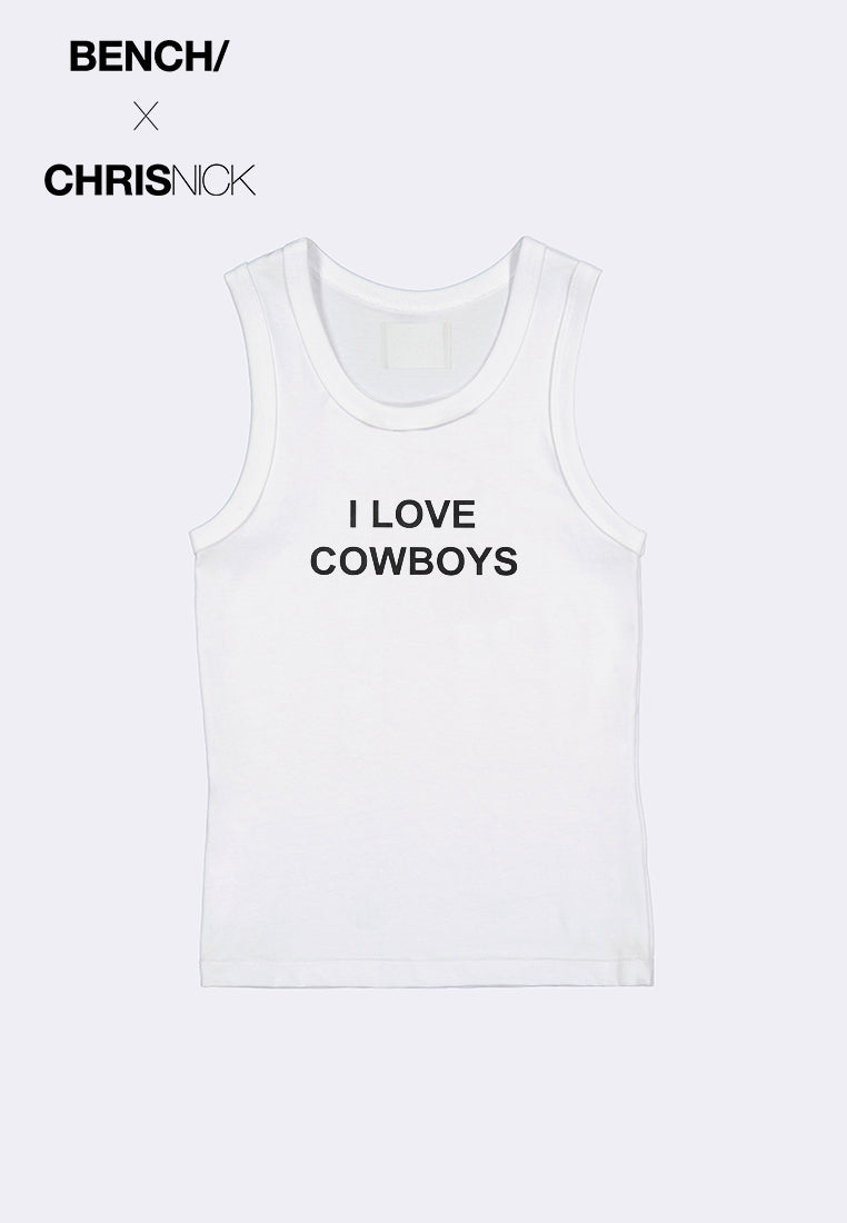 Bench x Chris Nick Womens Slogan Tank Top