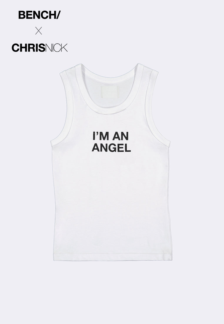Bench x Chris Nick Womens Slogan Tank Top