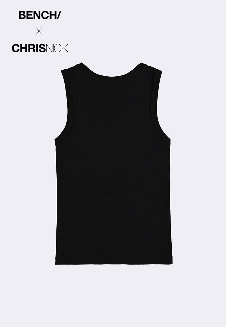 Bench x Chris Nick Womens Slogan Tank Top