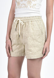 Women's Woven Embroided Shorts