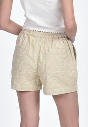 Women's Woven Embroided Shorts