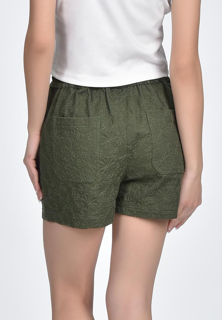 Women's Woven Embroided Shorts