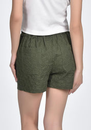 Women's Woven Embroided Shorts